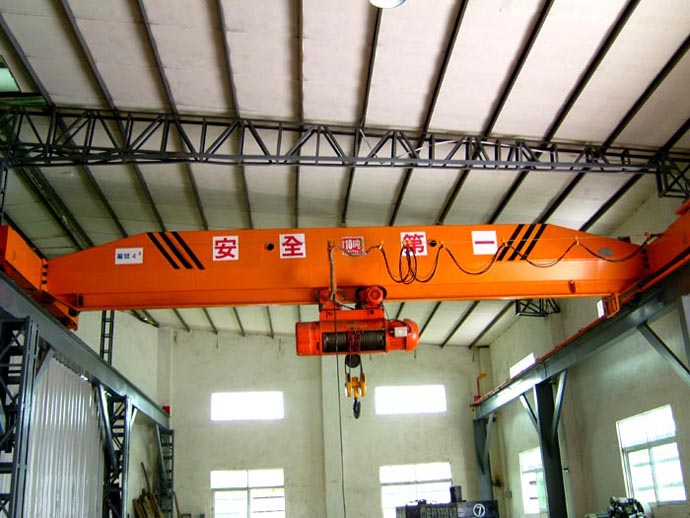 LDA Tip 1-20 Ton Magna mmuntata bil-Mutur Overhead Cramma ta 'Beam Uniku Sett ta' 10 Ton