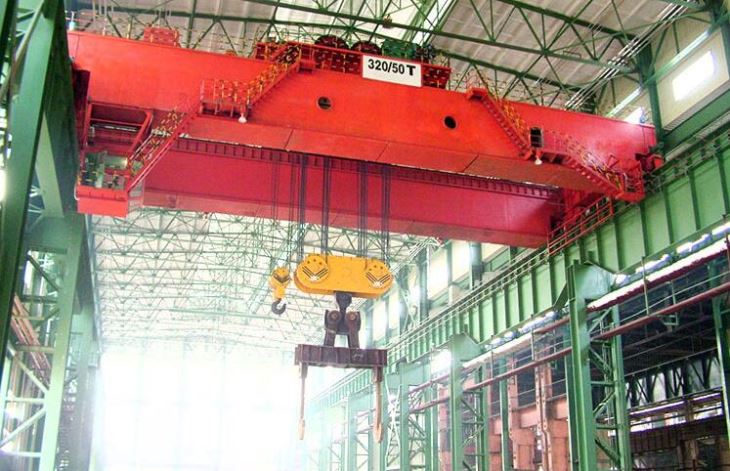 L-Azzar Mill Heavy Duty 75 / 20ton Overhead Casting Ladle Crane